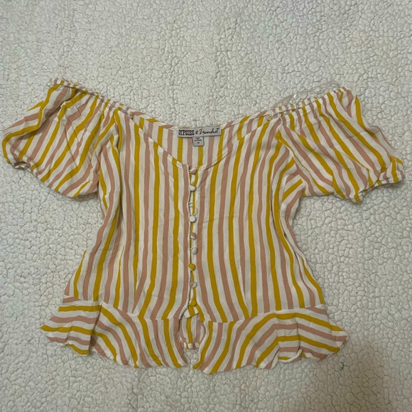 Gypsies & Moondust striped top - Picture 1 of 1